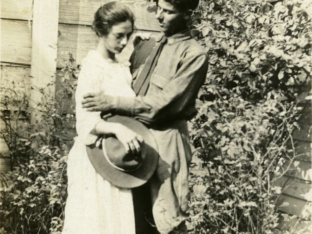 fay_viosca_pics_006 (2012 visits) Off to WWI. Alice Helene Baudean and Randall Felix Viosca. fay_viosca_pics_006