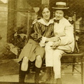 fay_viosca_pics_034 (2035 visits) Alice Baudean and Angela Viosca ready for Mardi Gras. fay_viosca_pics_034