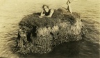 fay_viosca_pics_100 -- Alice Baudean on a hummock. Most likely in Mandeville. Hummock probably created from shore erosion/surge in the 1915 Hurricane.