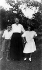 fay_viosca_pics_001 -- Mrs Adrienne Bischoff Viosca with her two youngest children Willard Viosca and Villa Viosca.