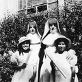 fay_viosca_pics_071 (2019 visits) L-R: Merdia Williams, Sr. M Thomas, Sr M. Carmel, Fay Viosca. fay_viosca_pics_071