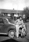 fay_viosca_pics_076 -- Robert Viosca back from fishing. Shot taken at Ada Place.