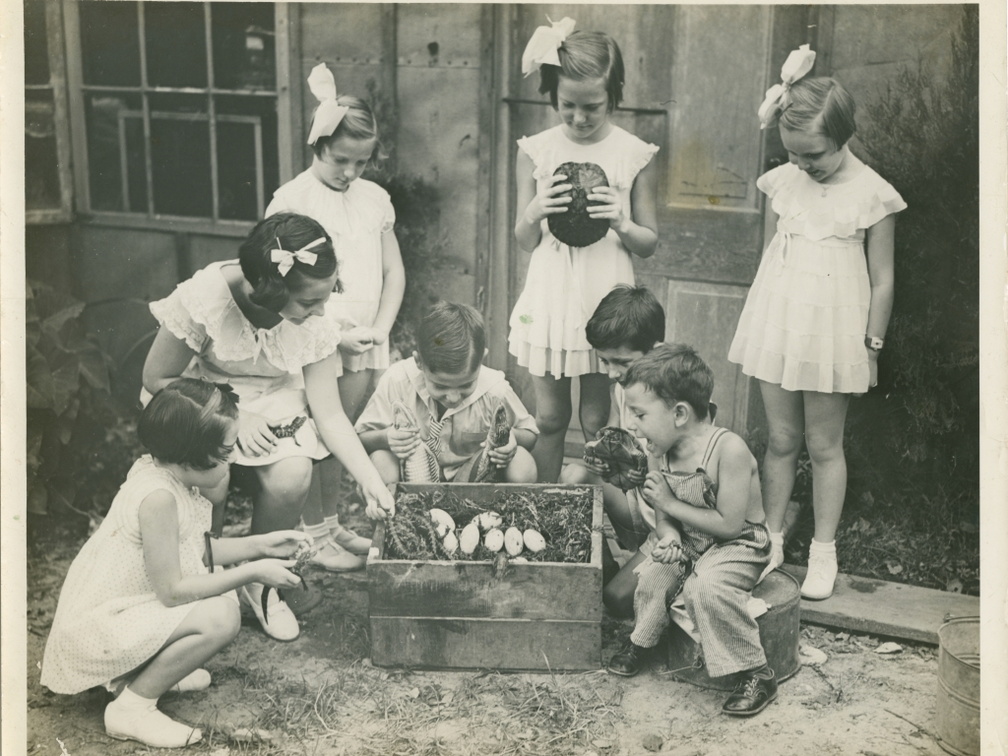 HarryViosca_003 (3920 visits) On back:
Standing L-R: Audrey Aime, Joyce Rivet, Fay Jordan (Neighbors)
Sitting L-R clockwise: Vivi... HarryViosca_003