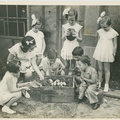 HarryViosca_003 (3920 visits) On back:
Standing L-R: Audrey Aime, Joyce Rivet, Fay Jordan (Neighbors)
Sitting L-R clockwise: Vivi... HarryViosca_003