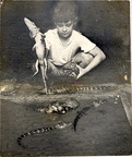 HarryViosca_009 -- Joachim Harrison HARRY Lorimer Viosca Jr playing with alligators.