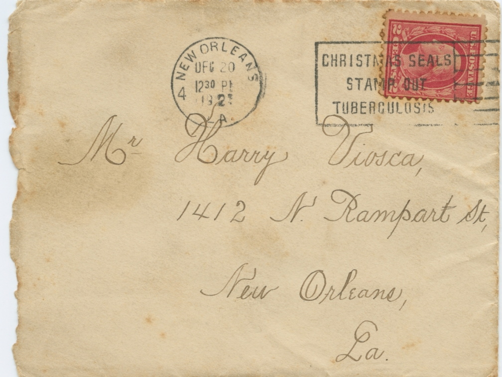HarryViosca_014_env (1677 visits) Happy 26th Birthday from Harry to Midred, 1923. HarryViosca_014_env