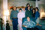 HarryViosca_034cs -- On back: Harry's "children"L-R: Daniel, Dianne, Daryl, Douglas, Dena, Deborah, and Dawn.