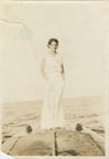 VicVioscaAlbum_017 -- On back: Louise Fernandez. Taken on Willard's boat "The Red Hot" on Lake Pontchartrain.