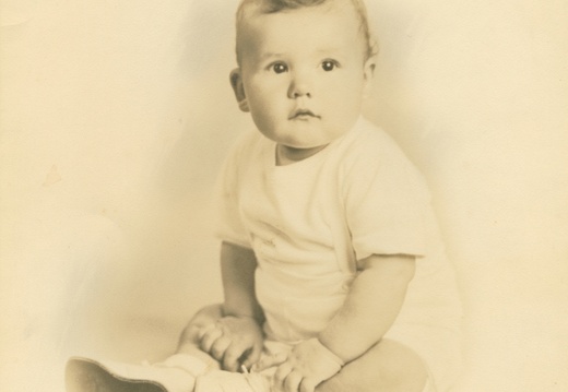 VicVioscaAlbum_050 (1639 visits) On back: Victor Willard Viosca Jr. 9.5 months Taken 4-014-40 VicVioscaAlbum_050