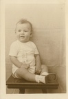 VicVioscaAlbum_052 -- Victor Willard Viosca Jr.Front text: First Annual BABY Contest OF St. Joseph Parish June 2 1940 -- 1st. Prize