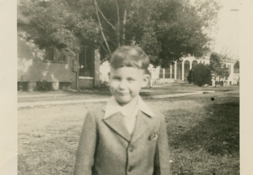 VicVioscaAlbum_079 (1735 visits) On back: Taken December - 1944, Victor Willard Viosca Jr. (Vic) 5.5 years old VicVioscaAlbum_079