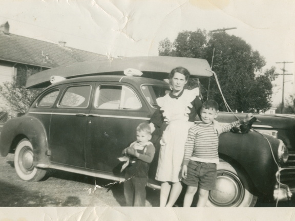 VicVioscaAlbum_080 (2050 visits) On back: Rene Charles Viosca 2.5 yrs, Louise Fernandez Viosca, Victor Willard Viosca Jr. 5.5 yrs. Ta... VicVioscaAlbum_080
