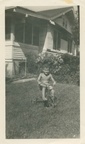 VicVioscaAlbum_082 -- Rene Charles Viosca 2.5 yrs. In side yard on Cantina Street. Roll(047)