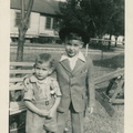 VicVioscaAlbum_083 (1736 visits) On back: December - 1944, Rene Charles Viosca - 2.5 yrs, Victor Willard Viosca Jr. (Vic) 5.5 yrs. VicVioscaAlbum_083