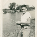 VicVioscaAlbum_113 (1668 visits) On back: Victor Willard Viosca Jr. Fishing in basin on West End Blvd. Roll(094) VicVioscaAlbum_113