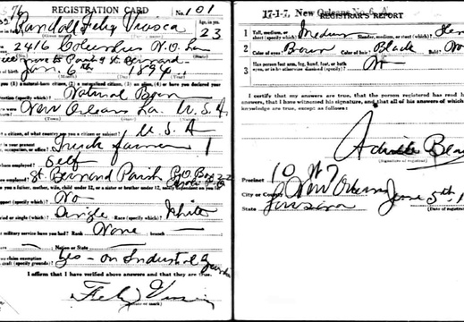 WWI Draft Cards