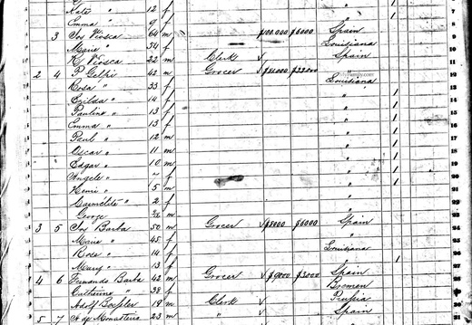 1860FedCensus LA NO JosViosca