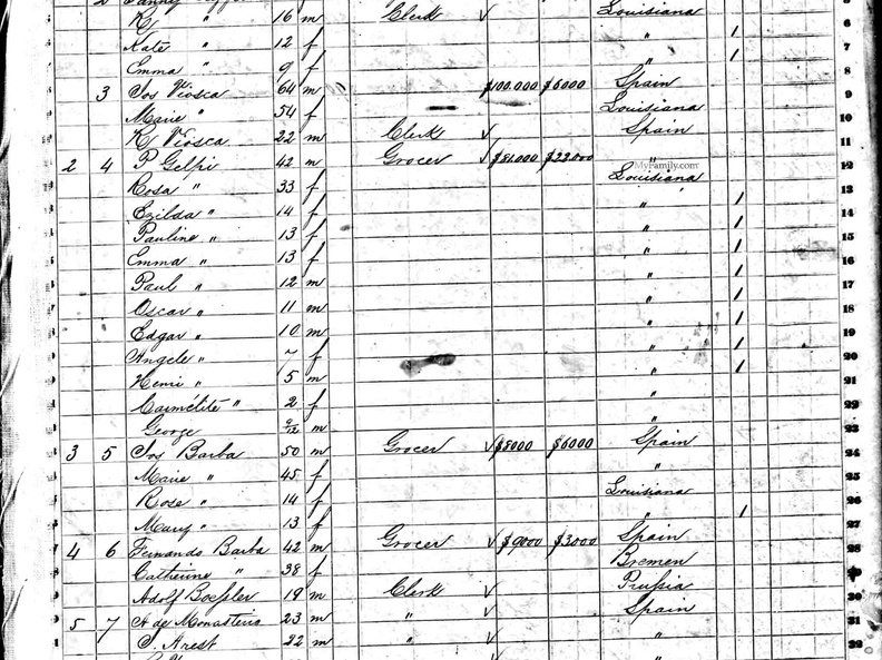 1860FedCensus LA NO JosViosca (1089 visits) 1860FedCensus LA NO JosViosca