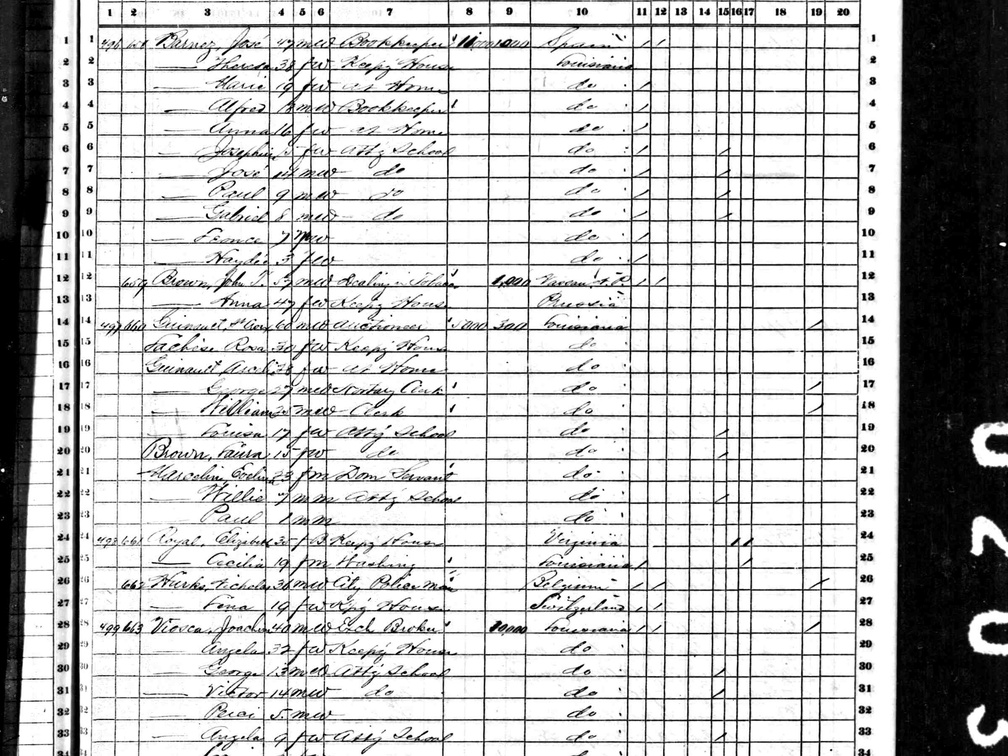 1870Census LA NO JoaquimViosca (1174 visits) 1870Census LA NO JoaquimViosca