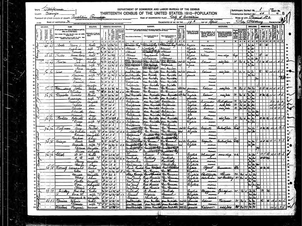 1910Census CA JosViosca (1076 visits) 1910Census CA JosViosca