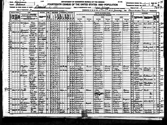 1920Census LA NO VioscaVictorCavaroc (997 visits) 1920Census LA NO VioscaVictorCavaroc