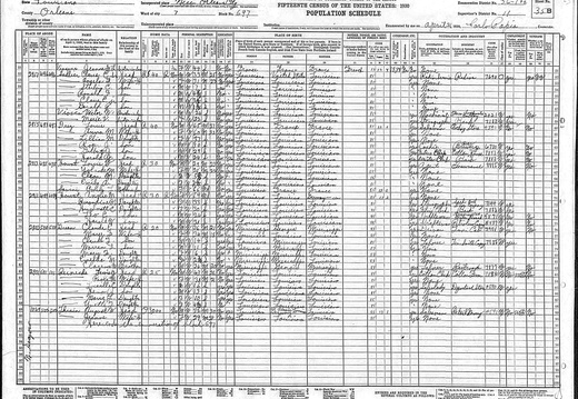1930Census LA NO Sadlier