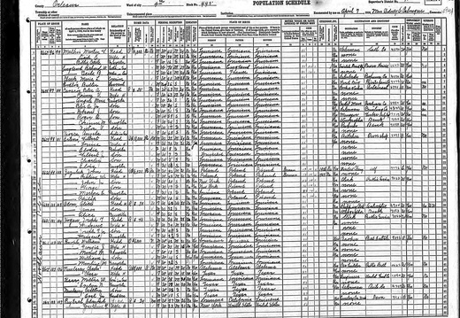 1930Census LA NO VioscaCavaroc