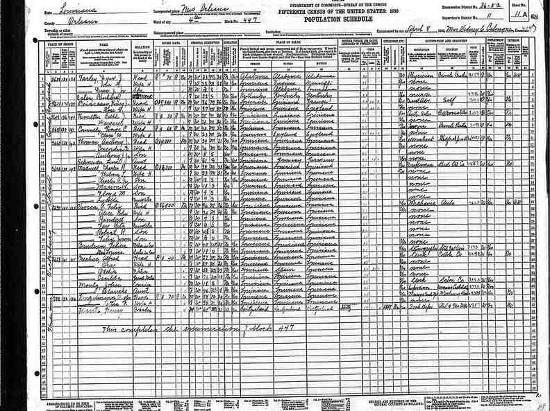 1930Census LA NO VioscaMaduell