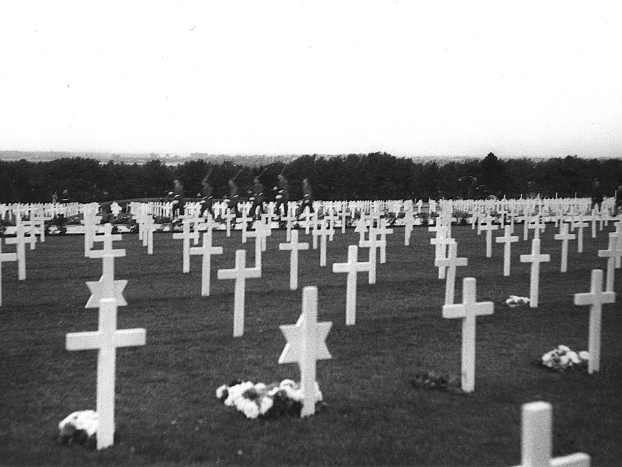 fay_viosca_pics_094 (1918 visits) Cambridge American Military Cemetery where Randall C Viosca was buried during WWII. Written on back:... fay_viosca_pics_094