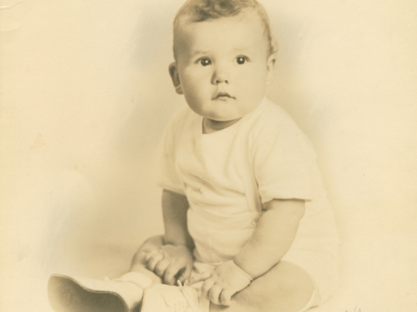 VicVioscaAlbum_050 (1638 visits) On back: Victor Willard Viosca Jr. 9.5 months Taken 4-014-40 VicVioscaAlbum_050