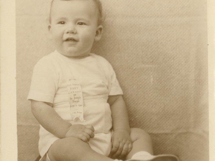VicVioscaAlbum_052 (1538 visits) Victor Willard Viosca Jr.
Front text: First Annual BABY Contest OF St. Joseph Parish June 2 1940 -- ... VicVioscaAlbum_052