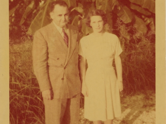 VicVioscaAlbum_088 (2309 visits) On back: Willard and Louis Fernandez Viosca Taken day of twins Christening. VicVioscaAlbum_088
