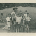 VicVioscaAlbum_103 (1718 visits) Mrs. Mary Carpri taken with cub scouts on trip - in Jackson Square. Rene [Charles Viosca front midd... VicVioscaAlbum_103