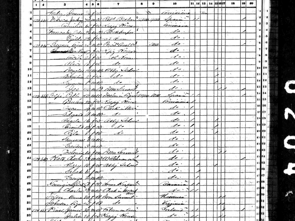 JoachimVioscaSr1870Census (931 visits) JoachimVioscaSr1870Census