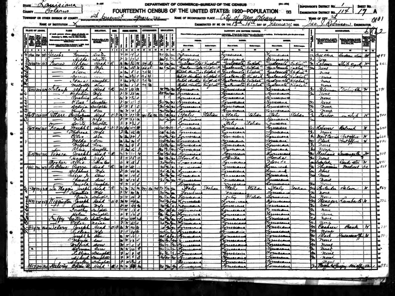1920Census LA NO VioscaJosephBookerHazel (1007 visits) 1920Census LA NO VioscaJosephBookerHazel